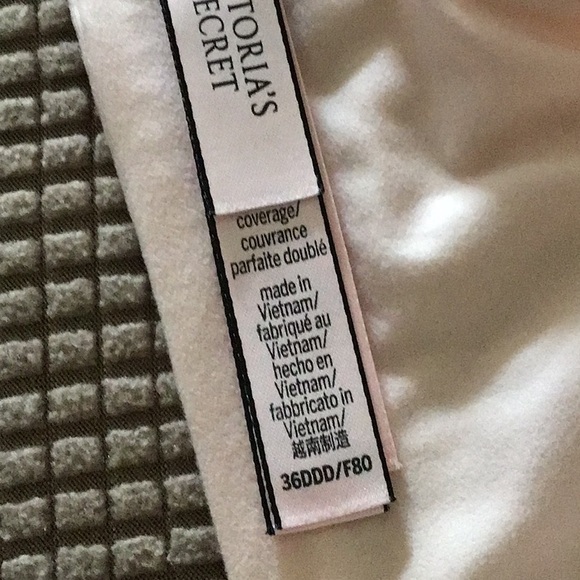 Victoria's Secret Light Pink Floral Bra 36 DDD - Picture 6 of 7